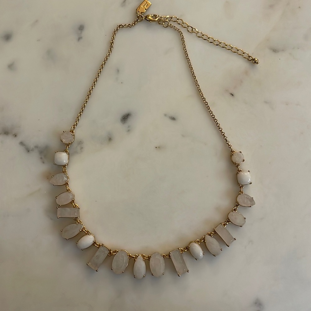 Kate Spade New York “Seastone Sparkle” semi-precious stone collar necklace